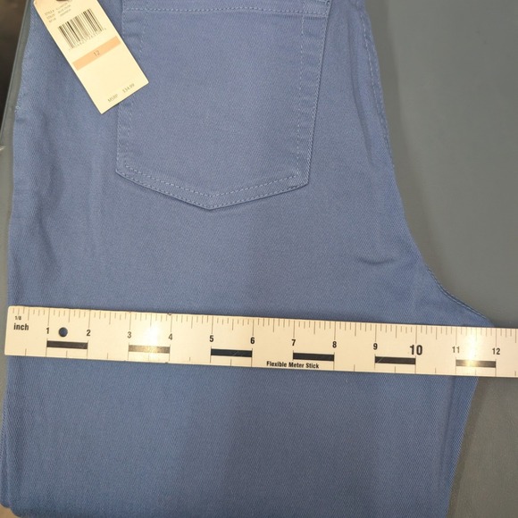 NWT Gloria Vanderbilt Amanda Jeans Women 12 Blue Tapered High Rise Ultra Stretch - Picture 14 of 16